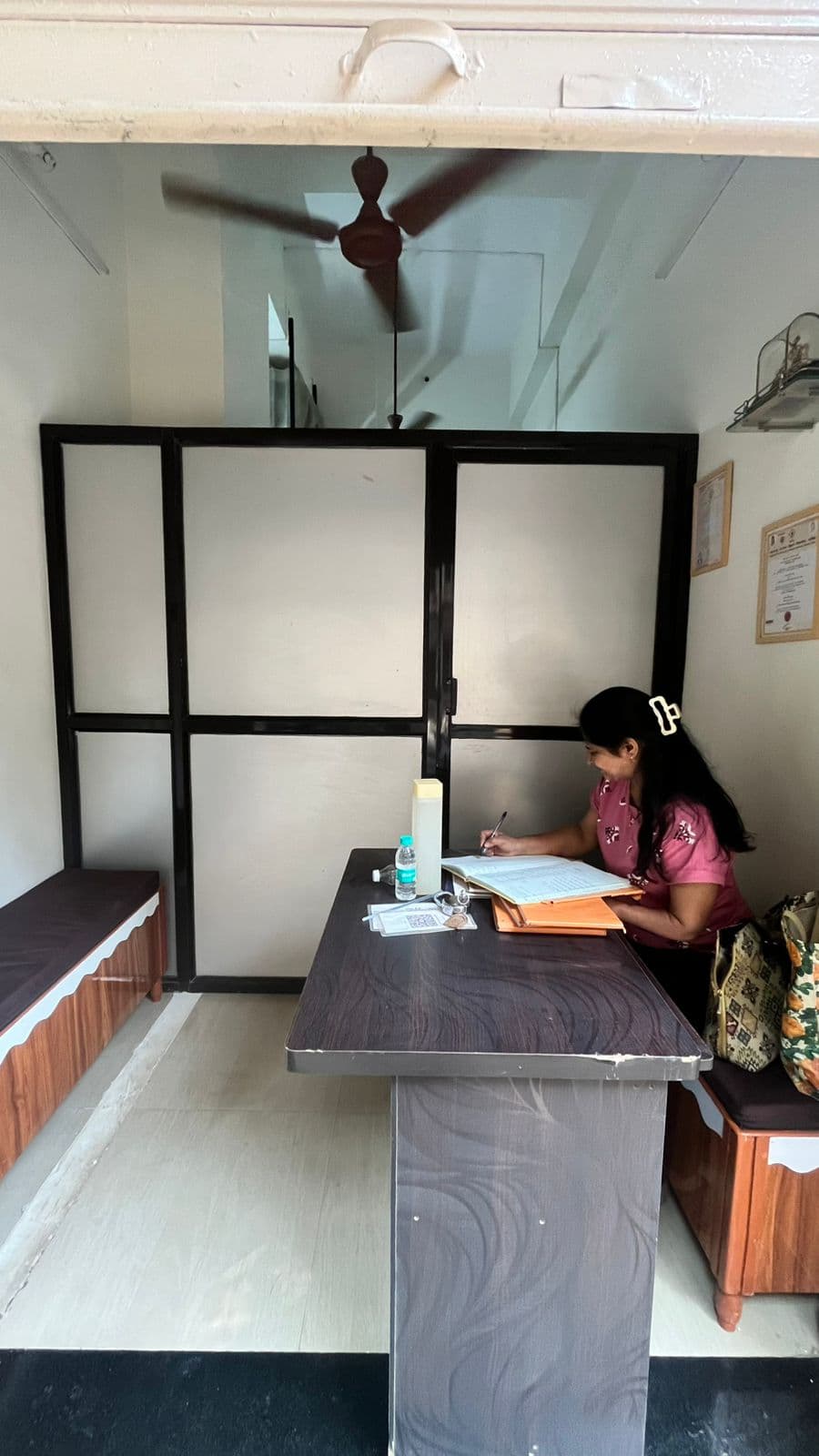 Patient consultation area at PhysioKind